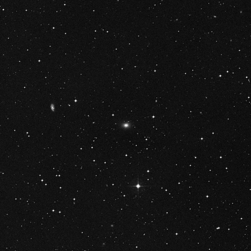 Image of NGC 4822 - Elliptical/Spiral Galaxy in Virgo star