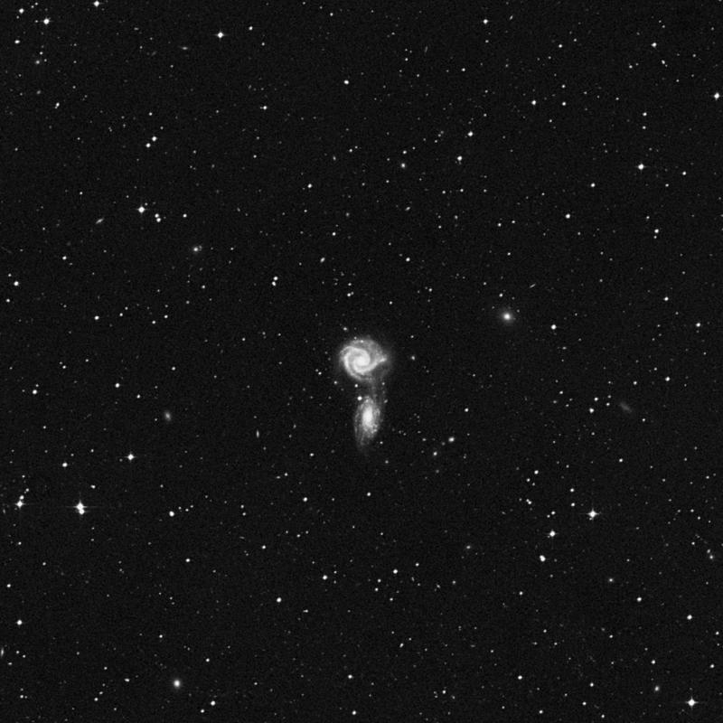 Image of NGC 5427 - Intermediate Spiral Galaxy in Virgo star
