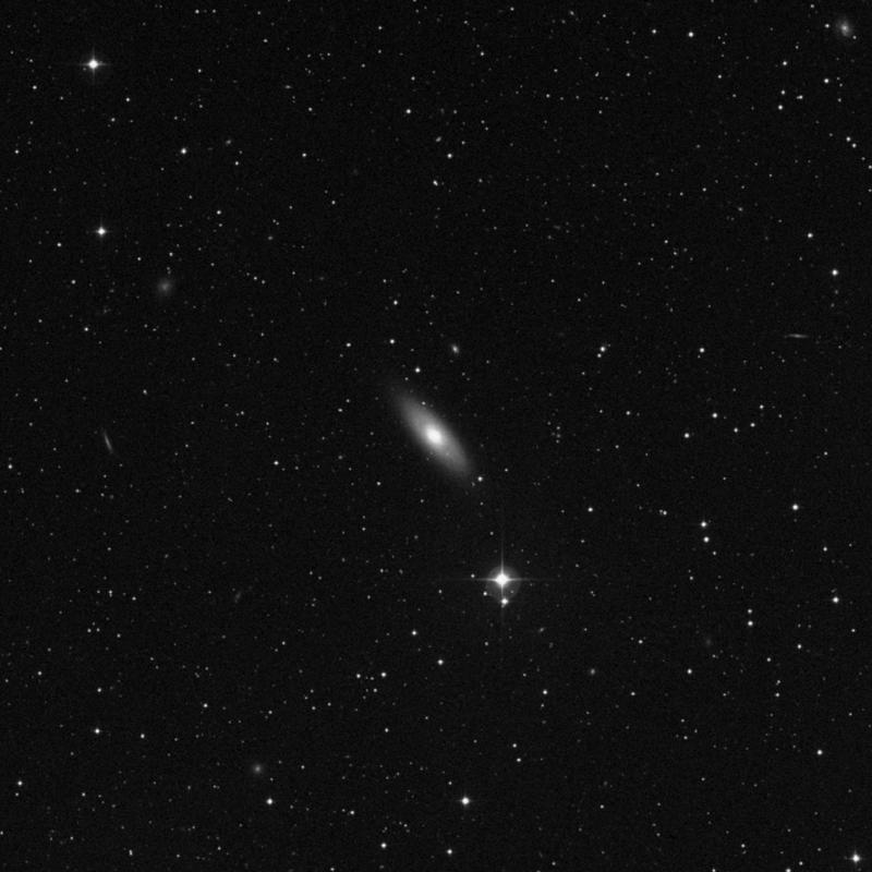 Image of NGC 5838 - Elliptical/Spiral Galaxy in Virgo star