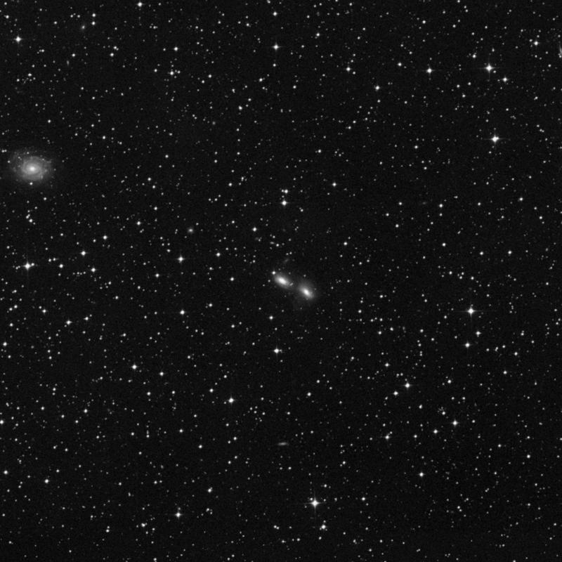 Image of IC 2200 - Intermediate Spiral Galaxy in Carina star