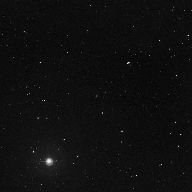 Image of IC 2835 - Elliptical Galaxy in Leo star