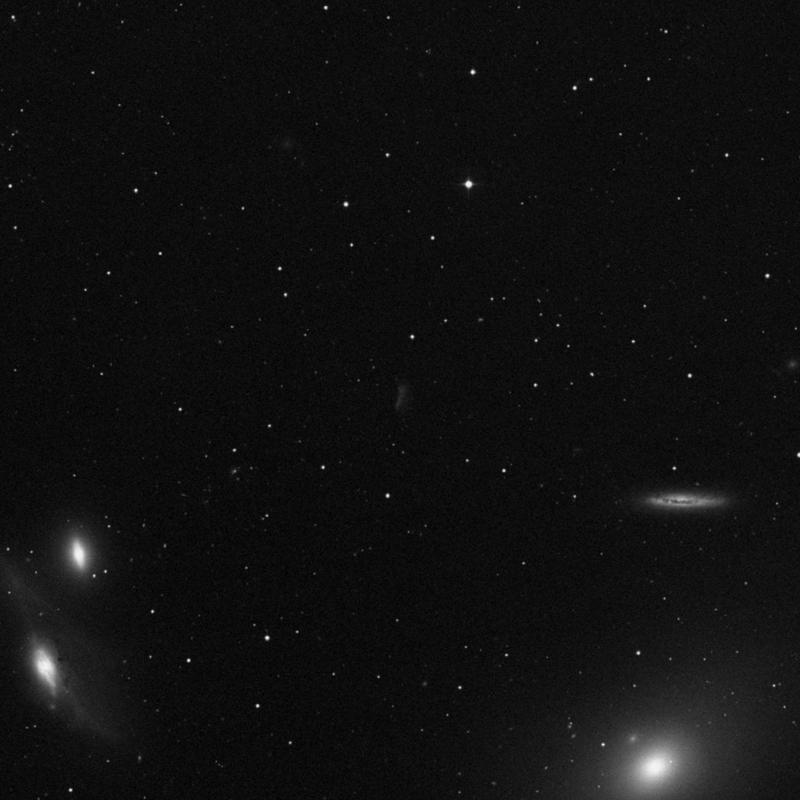 Image of IC 3355 - Irregular Galaxy in Virgo star