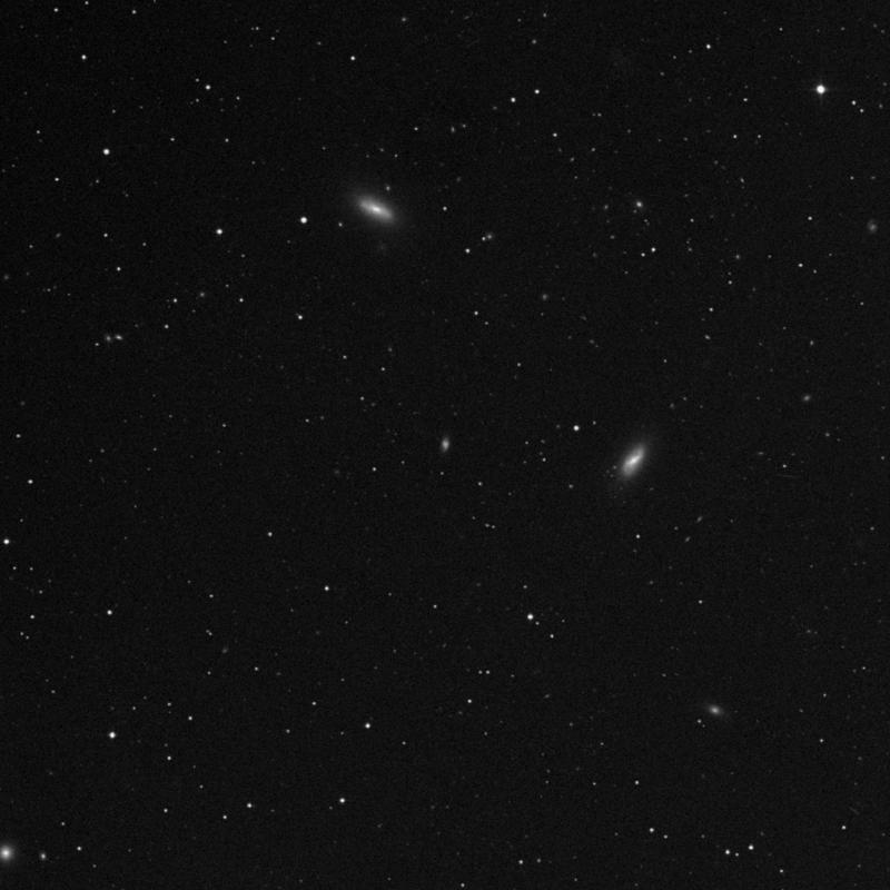 Image of IC 3446 - Irregular Galaxy in Virgo star