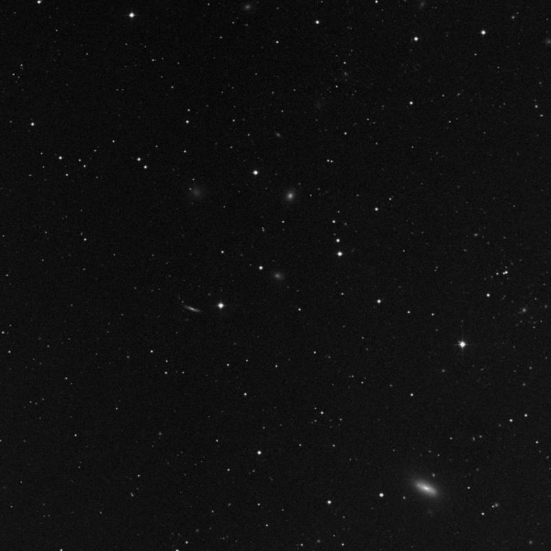 Image of IC 3466 - Irregular Galaxy in Virgo star