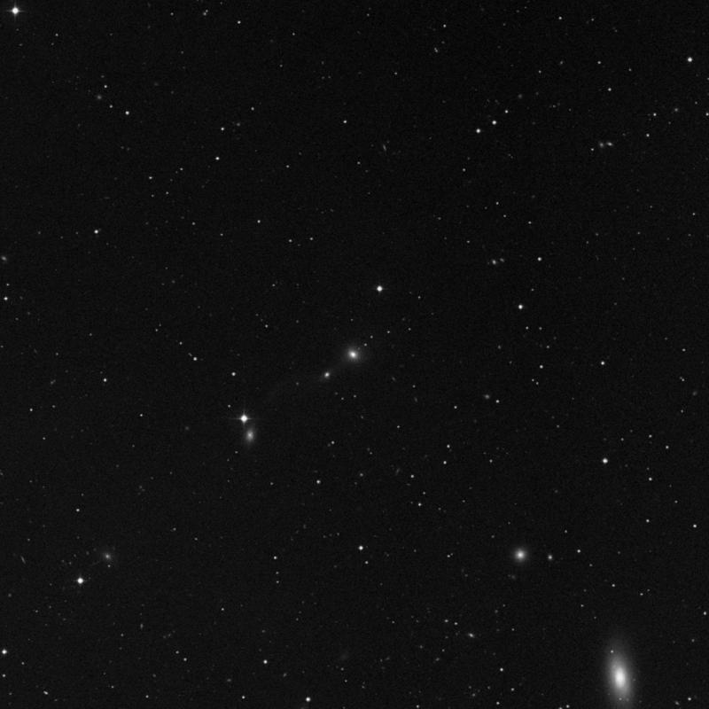 Image of IC 3481 - Elliptical/Spiral Galaxy in Virgo star