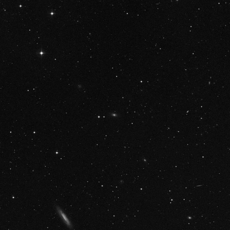 Image of IC 3487 - Elliptical/Spiral Galaxy in Virgo star
