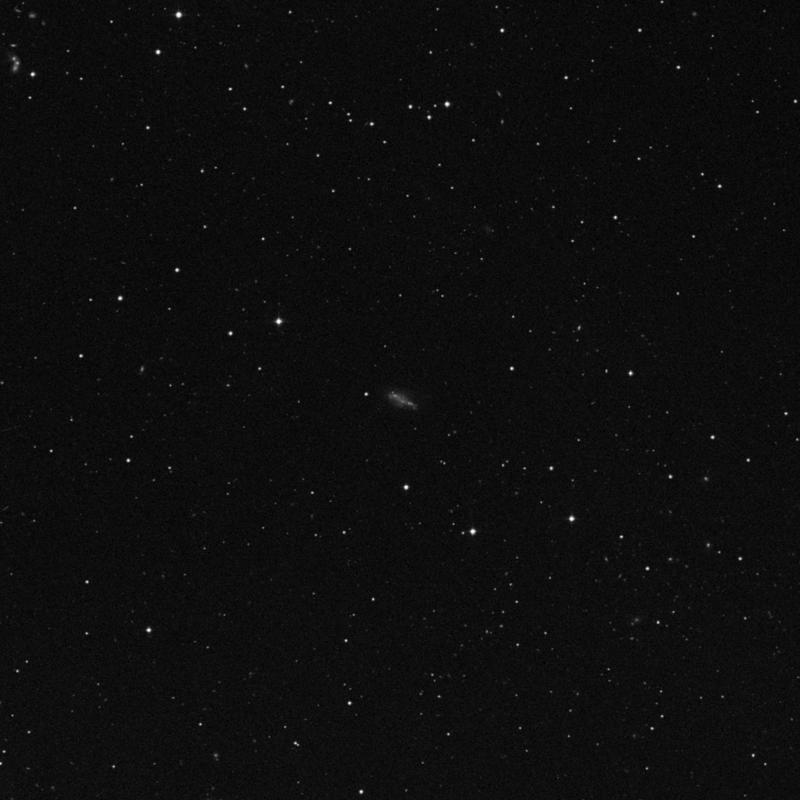 Image of IC 3617 - Irregular Galaxy in Virgo star