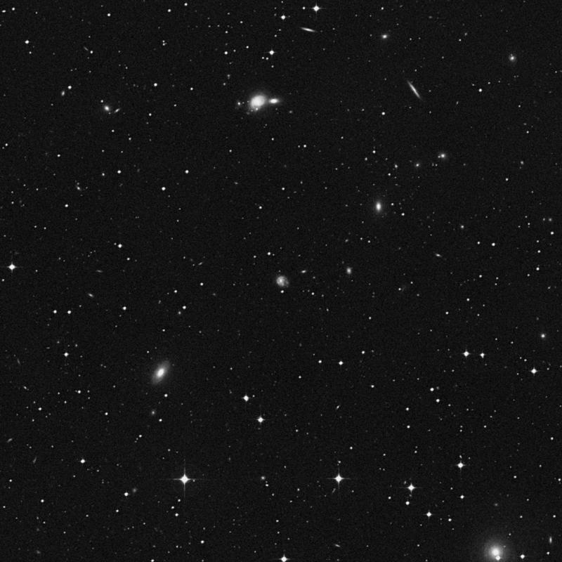 Image of IC 3827 - Spiral Galaxy in Corvus star
