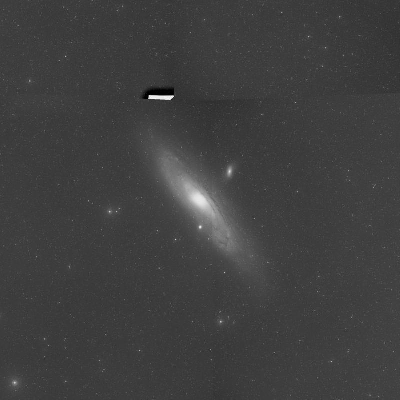 Image of Messier 31 (Andromeda Galaxy) - Spiral Galaxy in Andromeda star