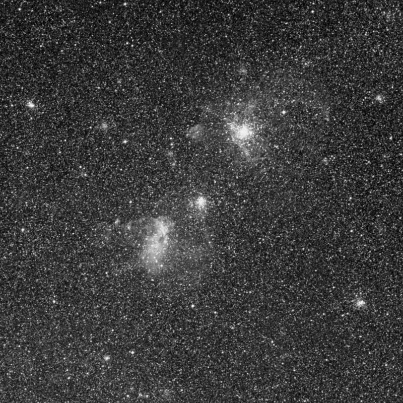 Image of NGC 1854 - Globular Cluster in Dorado star