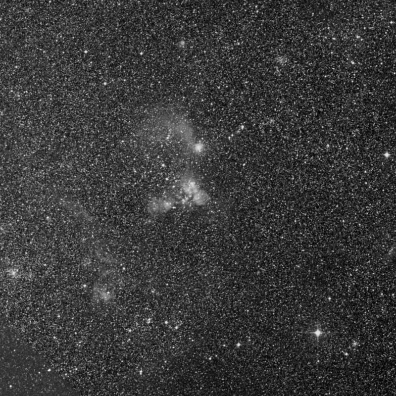 Image of NGC 1874 - Star Cluster + Nebula in Dorado star