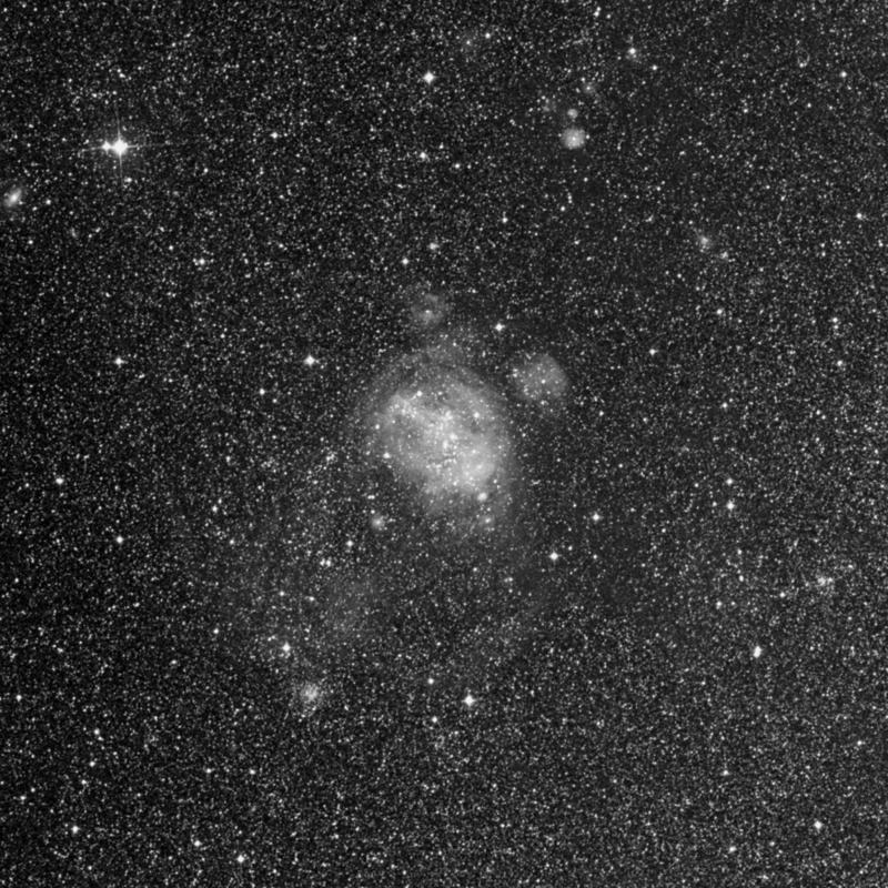 Image of NGC 2122 - Star Cluster + Nebula in Mensa star