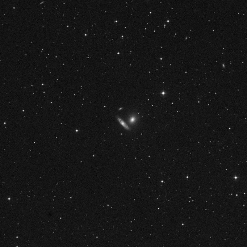 Image of NGC 2874 - Spiral Galaxy in Leo star