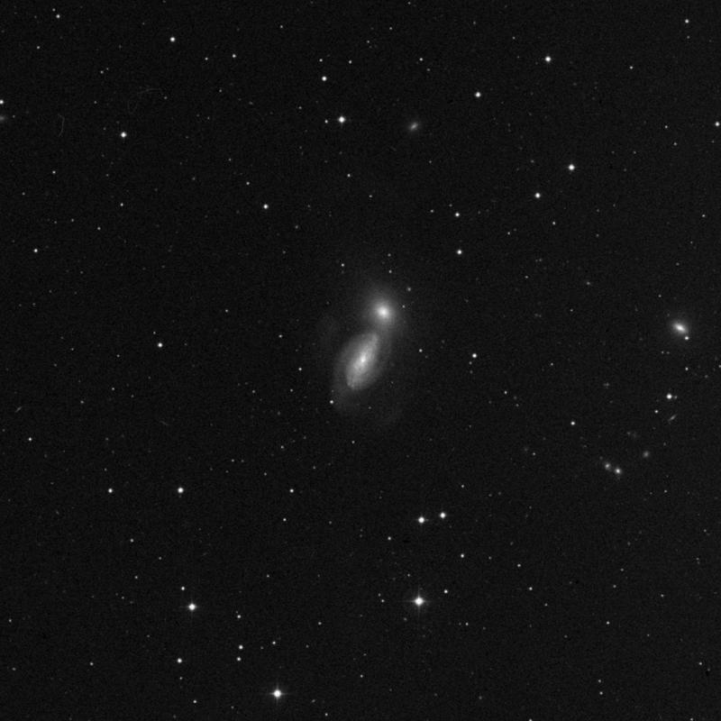 Image of NGC 3227 - Intermediate Spiral Galaxy in Leo star