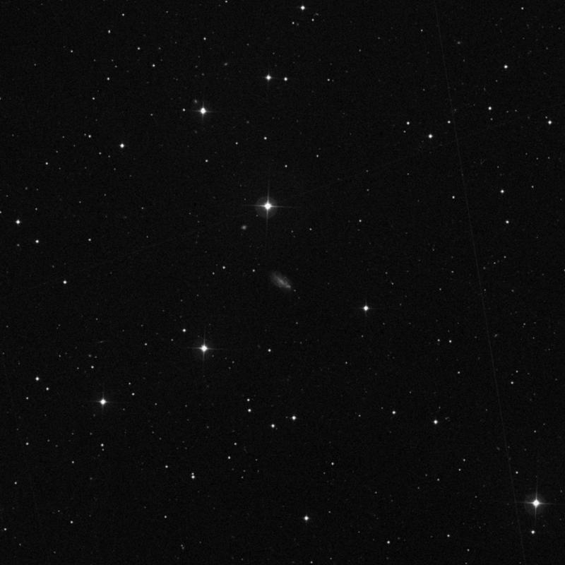 Image of NGC 3589 - Intermediate Spiral Galaxy in Ursa Major star