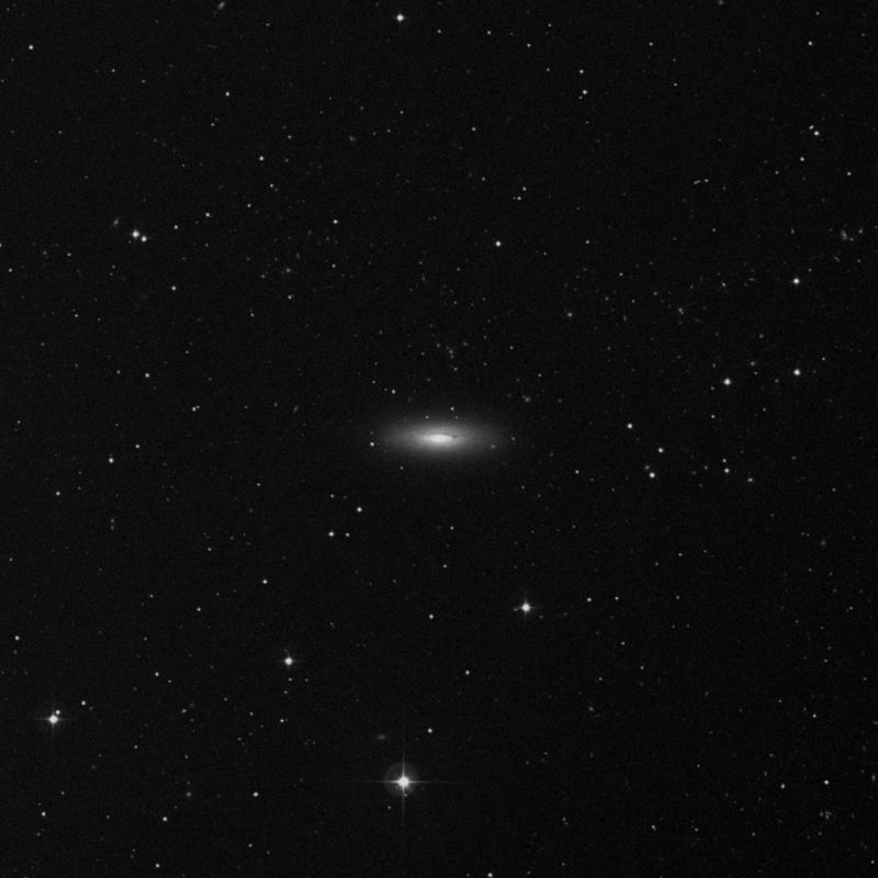 Image of NGC 3593 - Lenticular Galaxy in Leo star