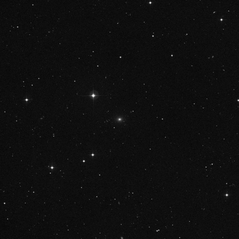Image of NGC 3710 - Elliptical Galaxy in Leo star