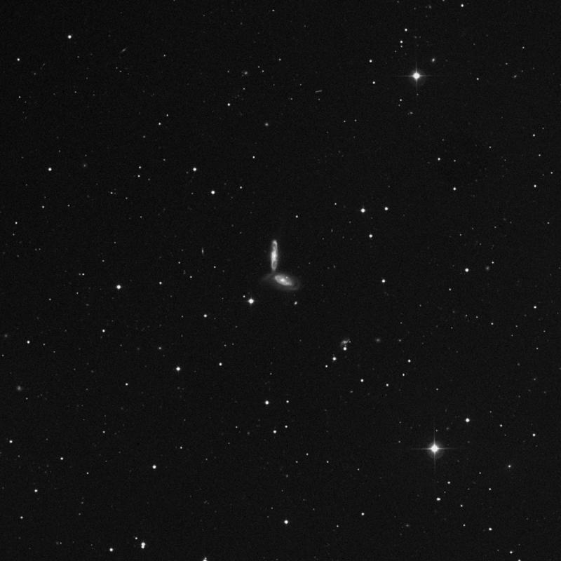 Image of NGC 3786 - Intermediate Spiral Galaxy in Ursa Major star