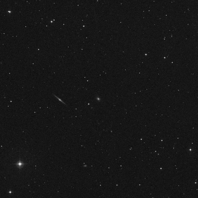 Image of NGC 3828 - Elliptical Galaxy in Leo star