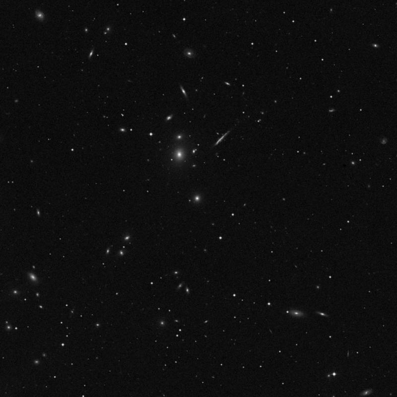 Image of NGC 3837 - Elliptical Galaxy in Leo star