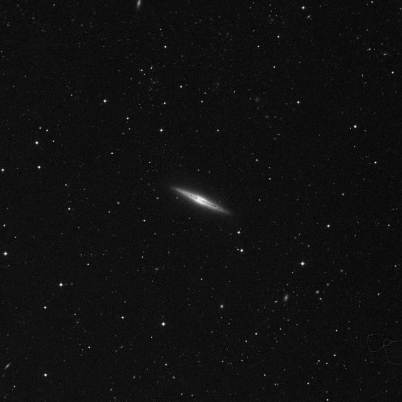 Image of NGC 4013 - Intermediate Spiral Galaxy in Ursa Major star