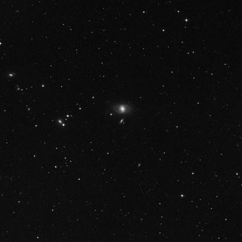 Image of NGC 4045A - Lenticular Galaxy in Virgo star