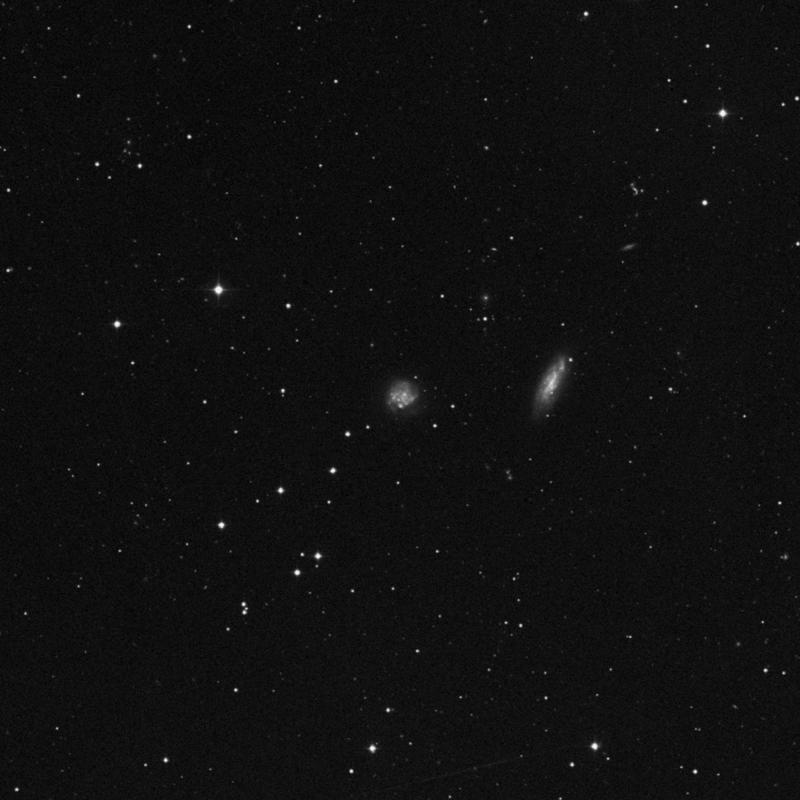 Image of NGC 4299 - Intermediate Spiral Galaxy in Virgo star
