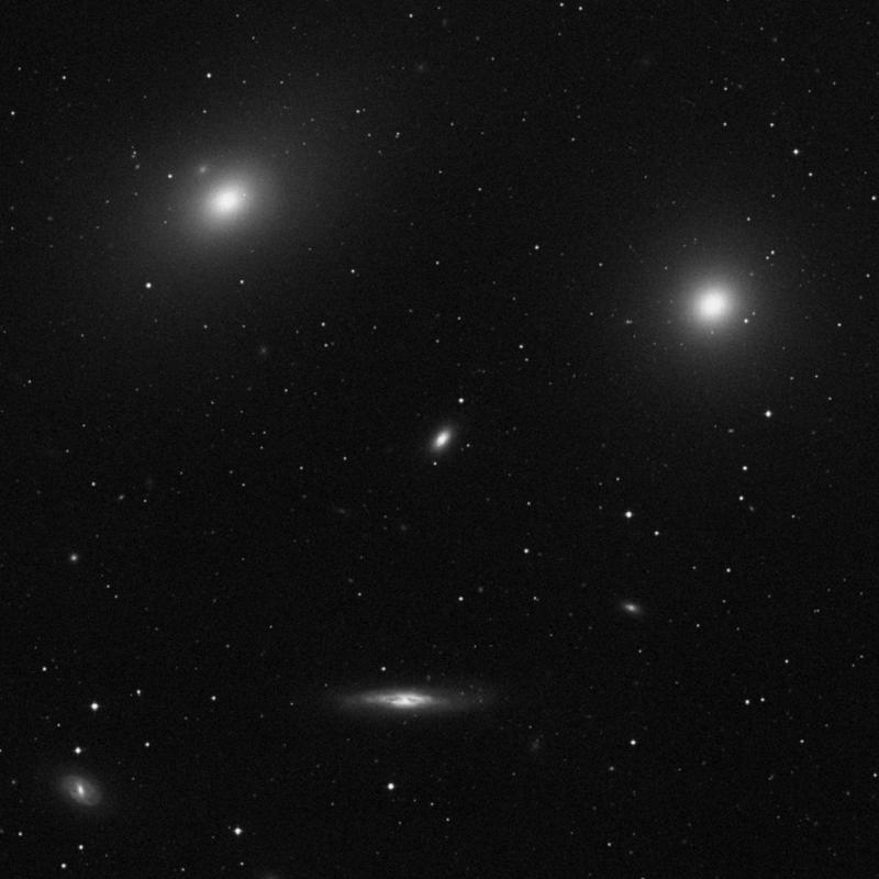 Image of NGC 4387 - Elliptical Galaxy in Virgo star