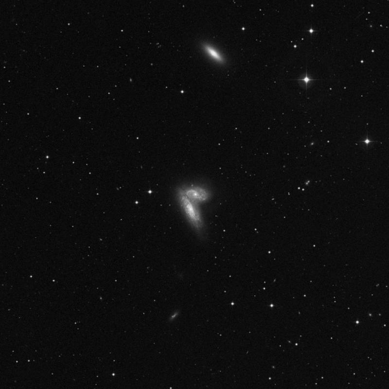Image of NGC 4567 - Spiral Galaxy in Virgo star