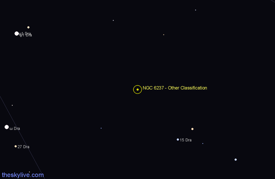Finder chart NGC 6237 - Other Classification in Draco star
